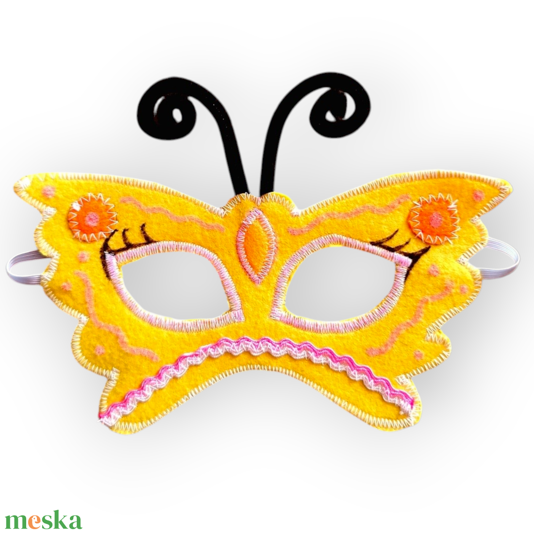 Pillangó álarc filcből - ruha & divat - jelmez & álarc - álarc - Meska.hu