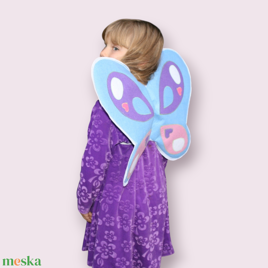  Zöld Pillangó szárny  és csáp jelmez - ruha & divat - jelmez & álarc - jelmez - Meska.hu