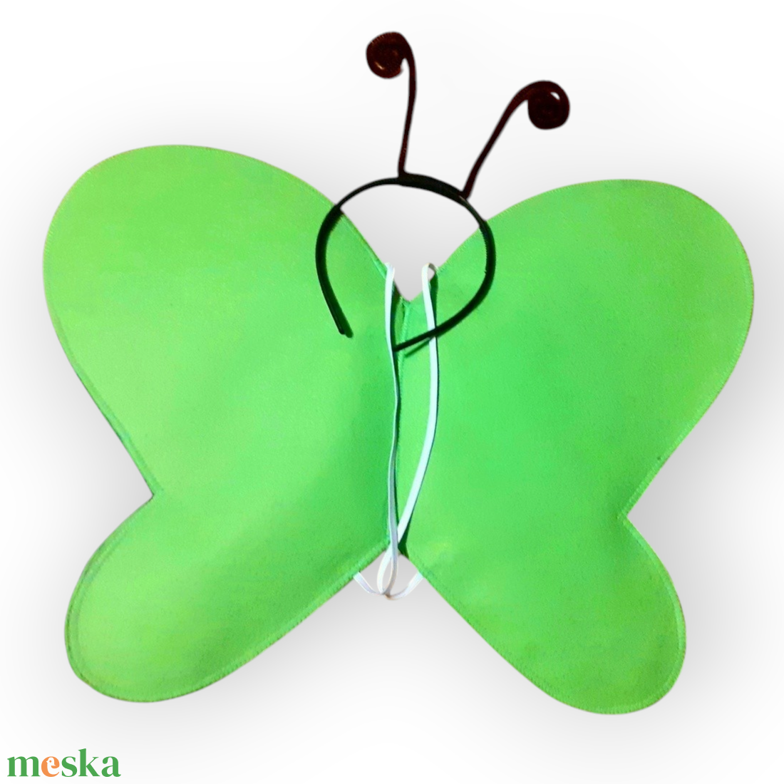  Zöld Pillangó szárny  és csáp jelmez - ruha & divat - jelmez & álarc - jelmez - Meska.hu