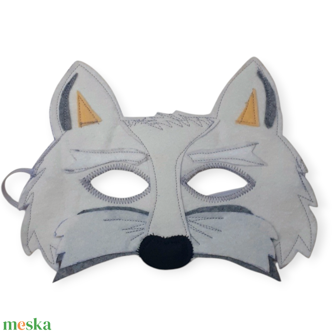 Fehér farkas álarc - ruha & divat - jelmez & álarc - jelmez - Meska.hu