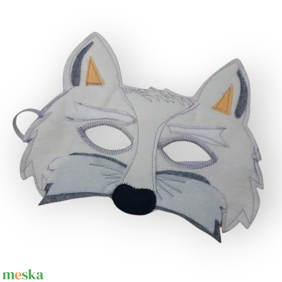 Fehér farkas álarc - ruha & divat - jelmez & álarc - jelmez - Meska.hu
