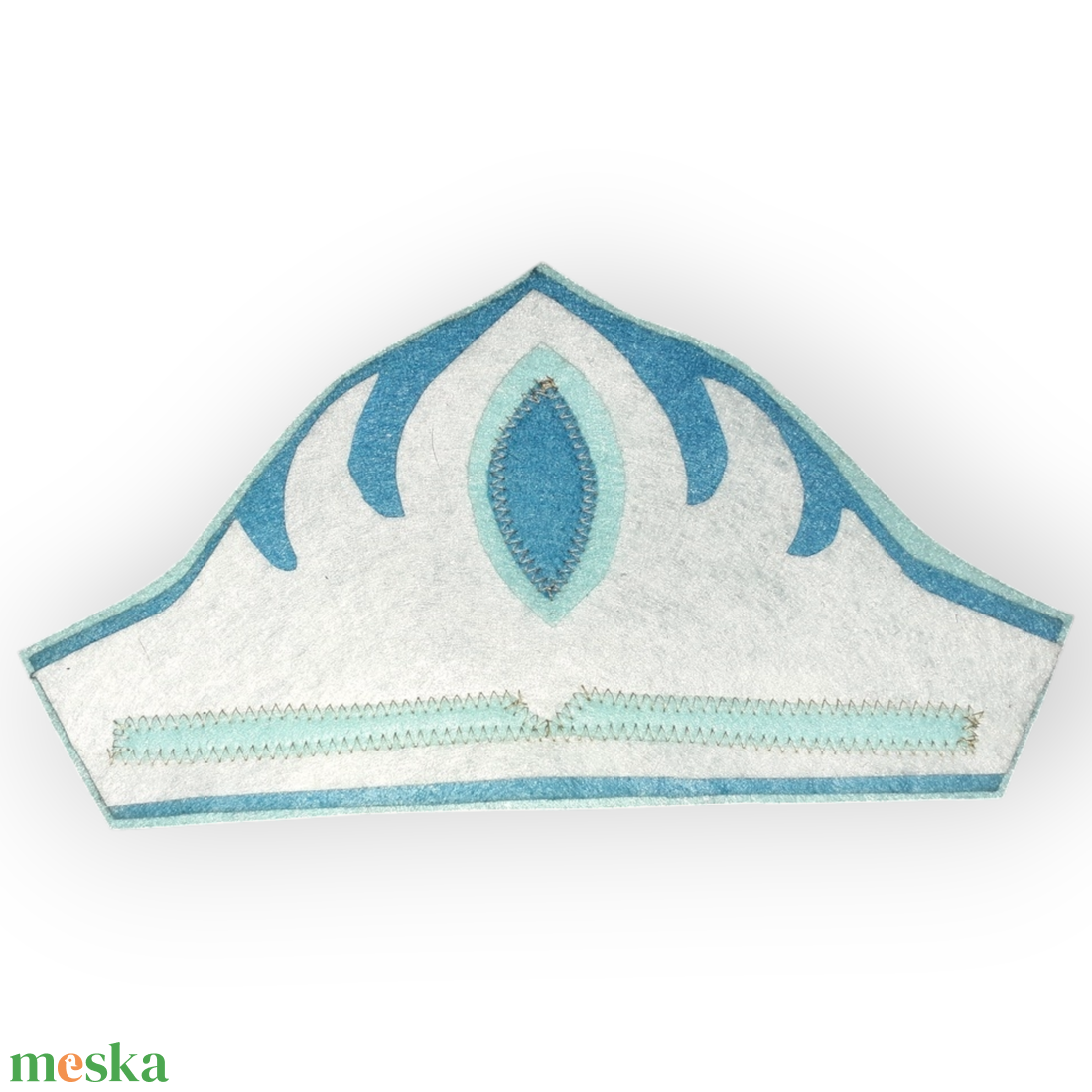 Jégvarázs Elsa korona, párta filcből - ruha & divat - jelmez & álarc - jelmez - Meska.hu