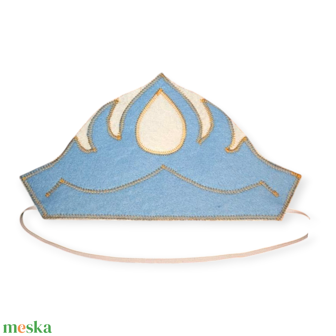 Jégvarázs Elsa korona, párta filcből - ruha & divat - jelmez & álarc - jelmez - Meska.hu