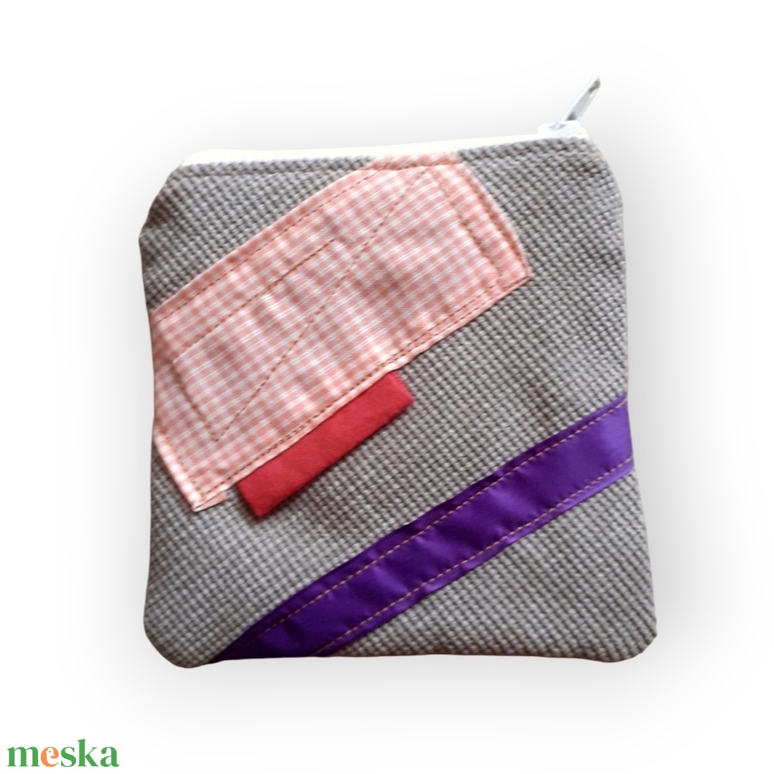 Csíkos kis neszesszer pénztárca  - táska & tok - neszesszer - Meska.hu