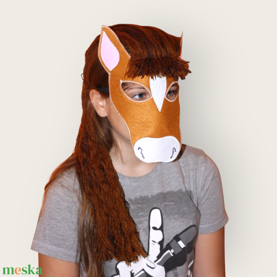 lovas farsangi szett  filcből - ruha & divat - jelmez & álarc - jelmez - Meska.hu