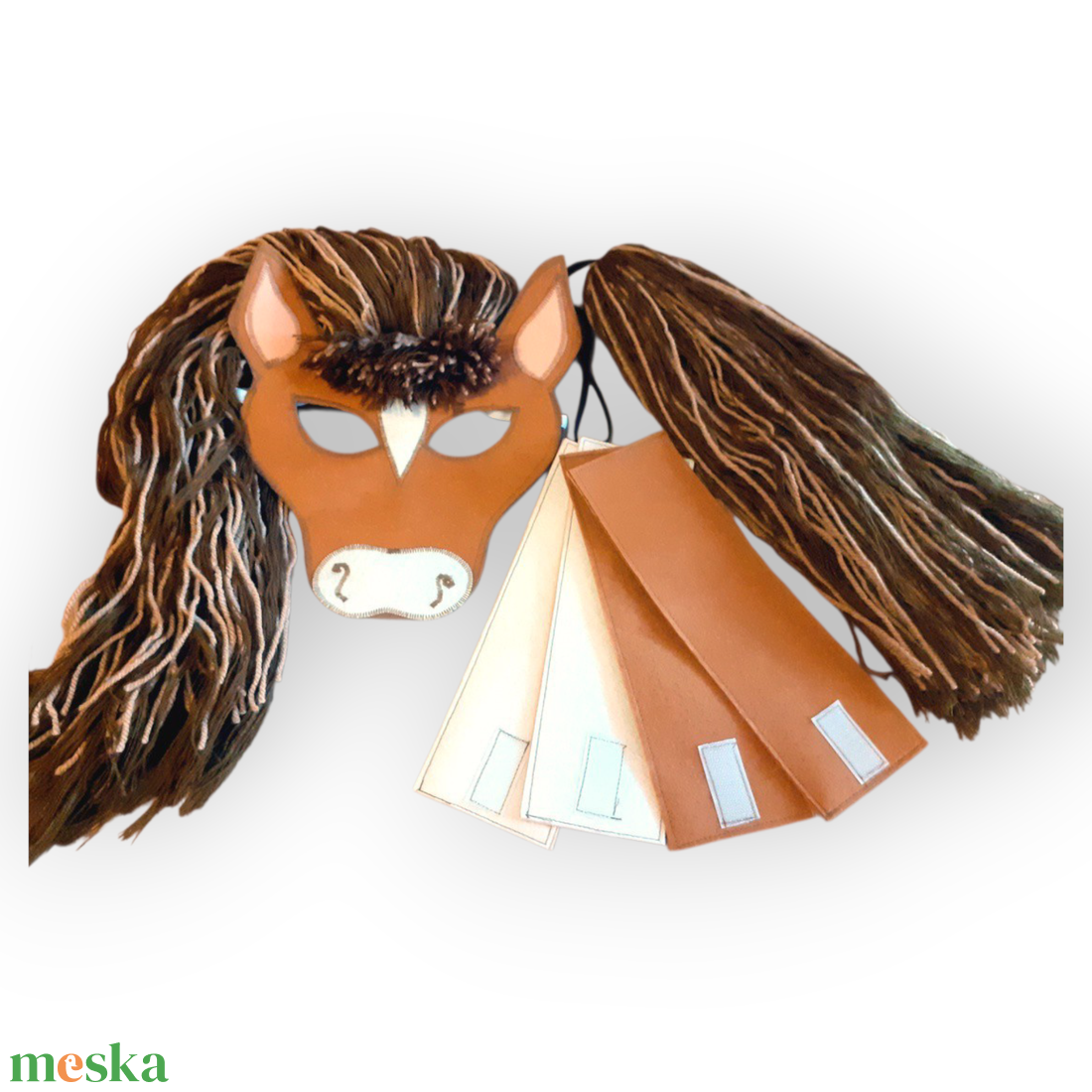 lovas farsangi szett  filcből - ruha & divat - jelmez & álarc - jelmez - Meska.hu