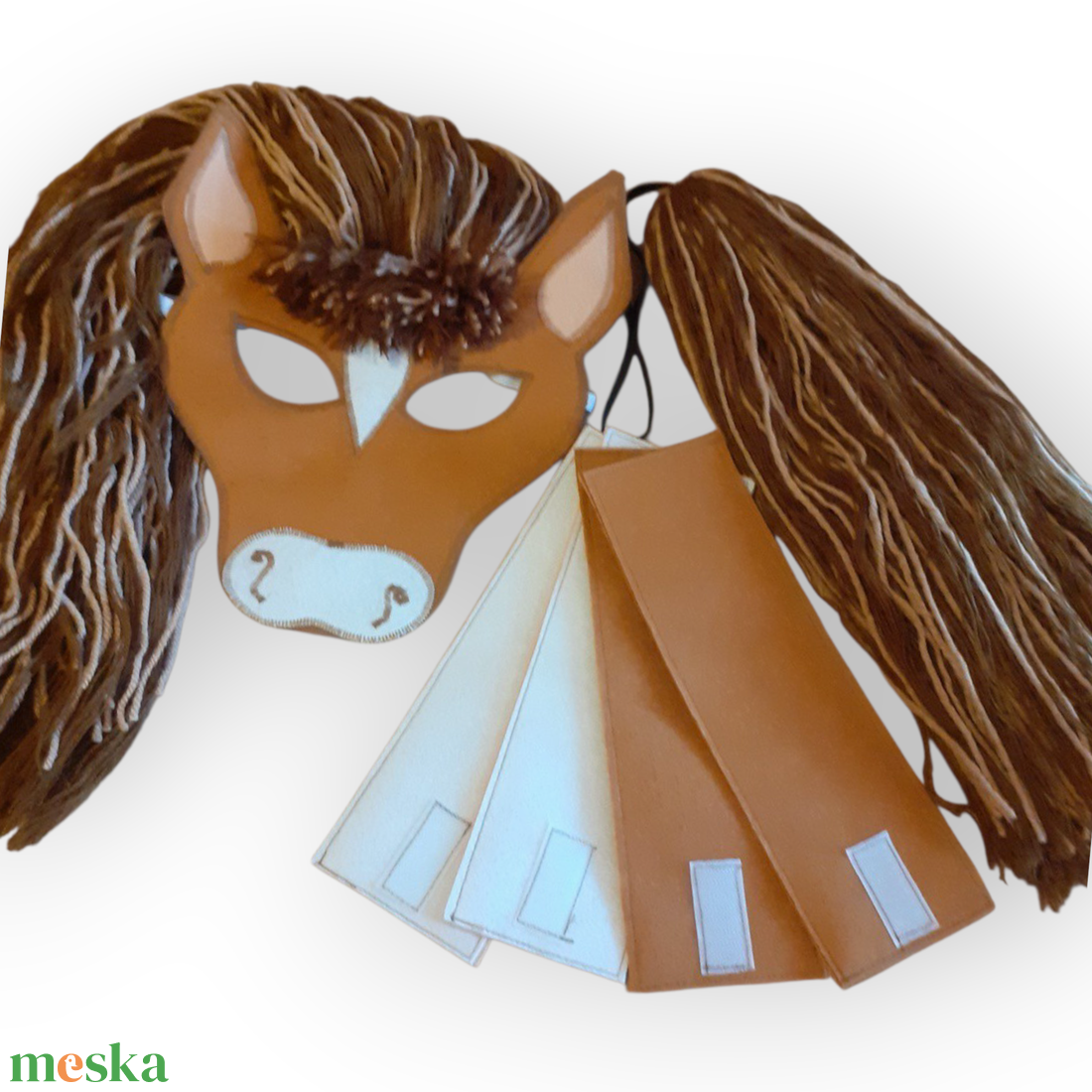 lovas farsangi szett  filcből - ruha & divat - jelmez & álarc - jelmez - Meska.hu