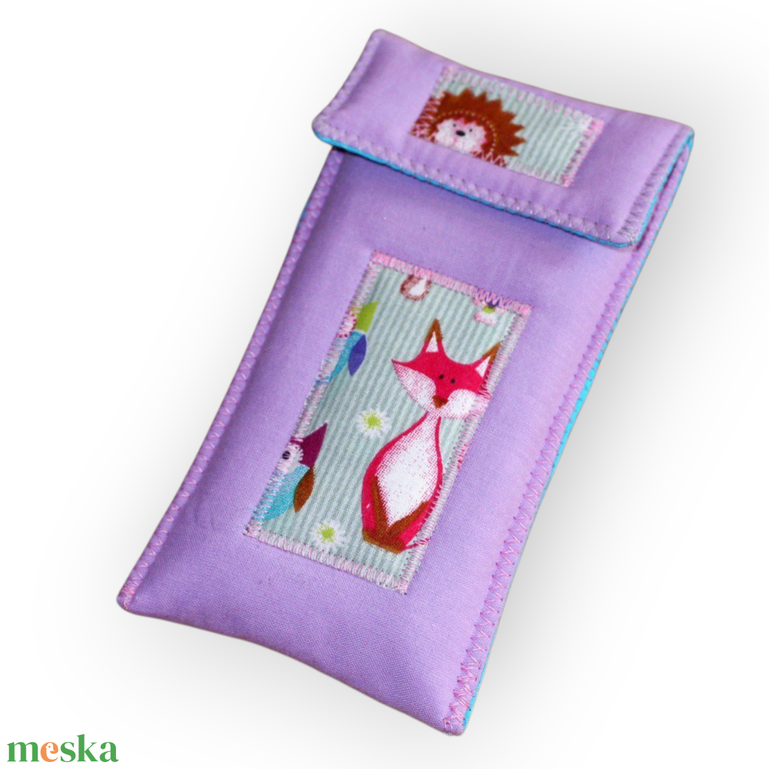 Mobiltok Lila-rókás - táska & tok - pénztárca & más tok - telefontok - Meska.hu