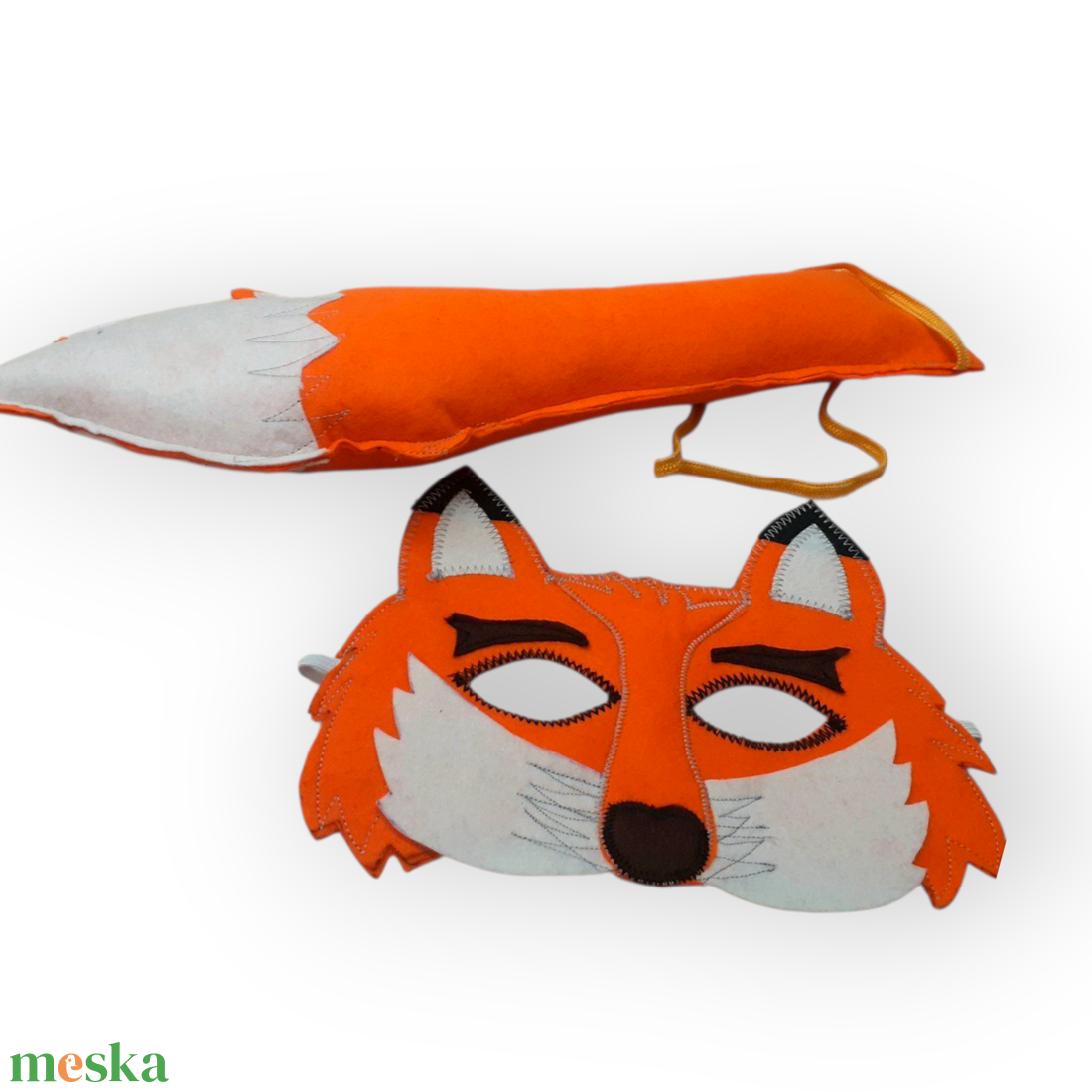 Róka jelmez álarc+farok - ruha & divat - jelmez & álarc - jelmez - Meska.hu