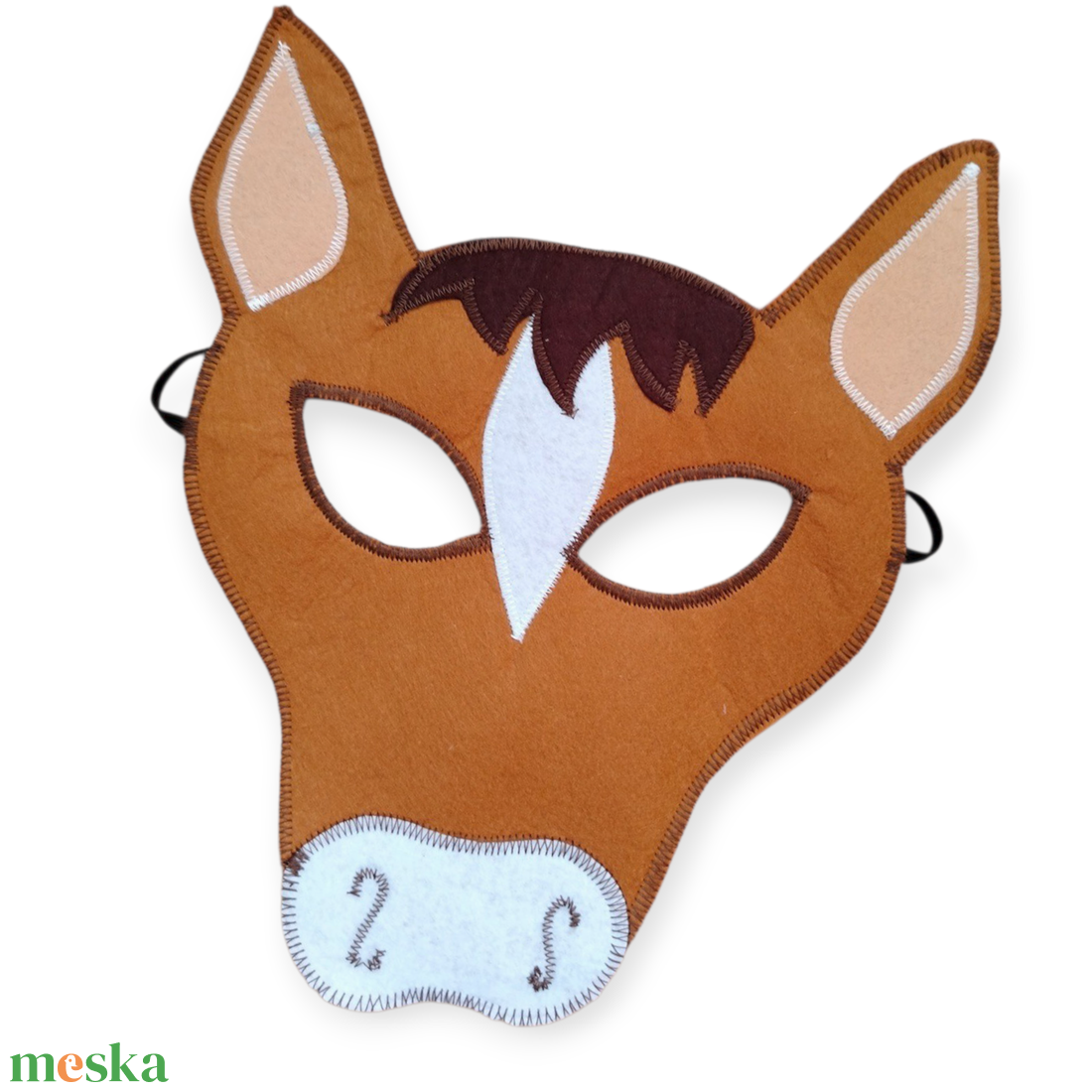 Ló álarc filcből Lovacska - ruha & divat - jelmez & álarc - álarc - Meska.hu