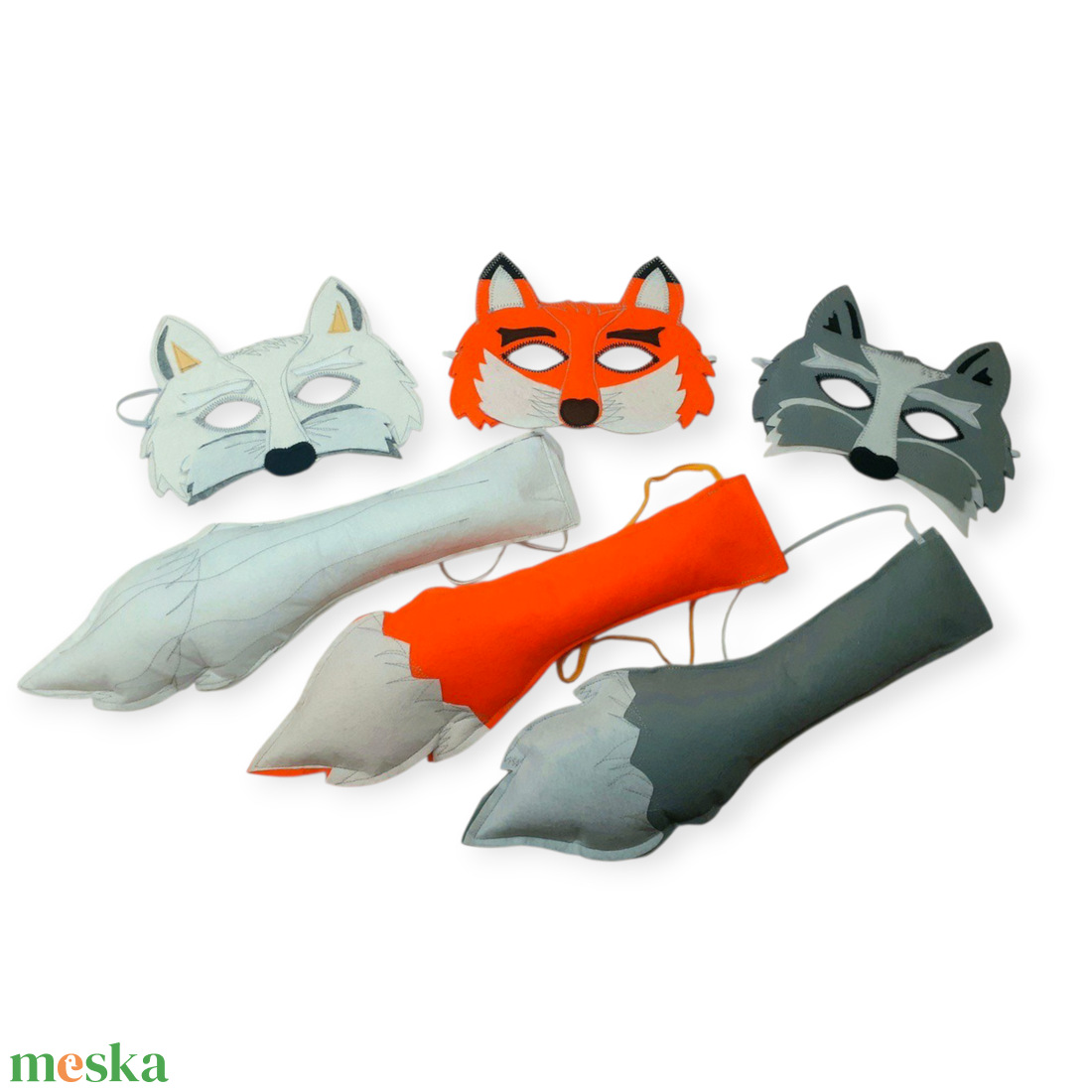 Róka jelmez álarc+farok - ruha & divat - jelmez & álarc - jelmez - Meska.hu