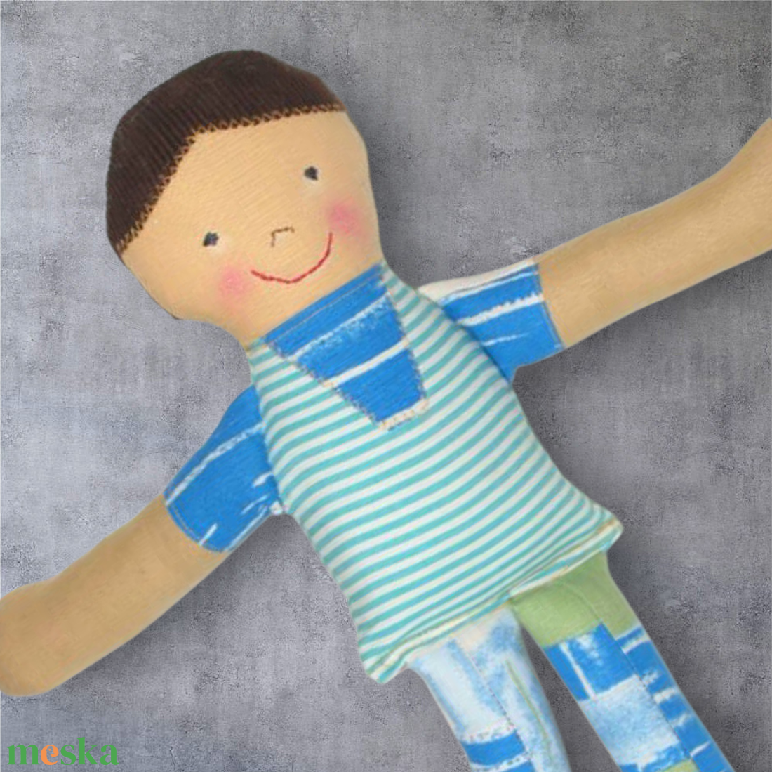 Marci fiú baba textilbaba rongybaba - játék & sport - baba & babaház - baba - Meska.hu