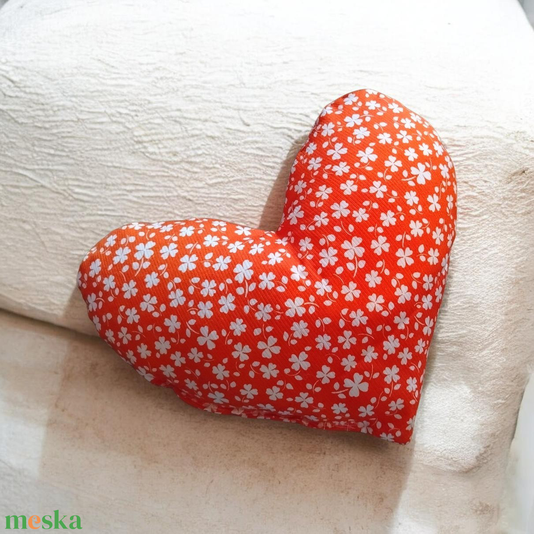 Szív alakú párna - otthon & életmód - lakástextil - párna & párnahuzat - forma párna - Meska.hu