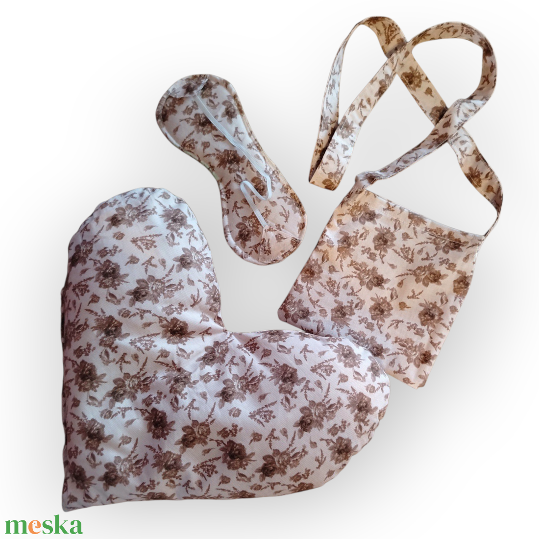 Szív alakú párna szett - otthon & életmód - lakástextil - párna & párnahuzat - díszpárna szett  - Meska.hu