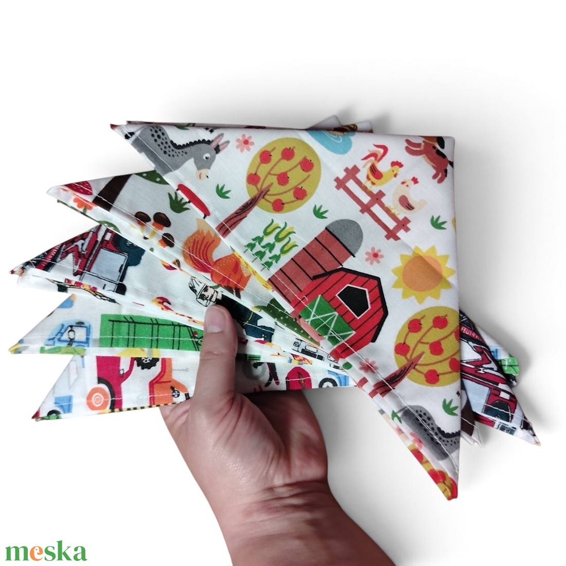 5db textil szalvéta - otthon & életmód - konyhafelszerelés, tálalás - konyhai textil - szalvéta - Meska.hu