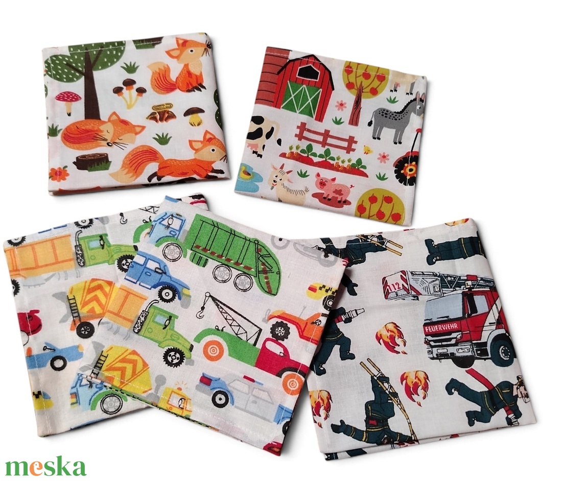 5db textil szalvéta - otthon & életmód - konyhafelszerelés, tálalás - konyhai textil - szalvéta - Meska.hu