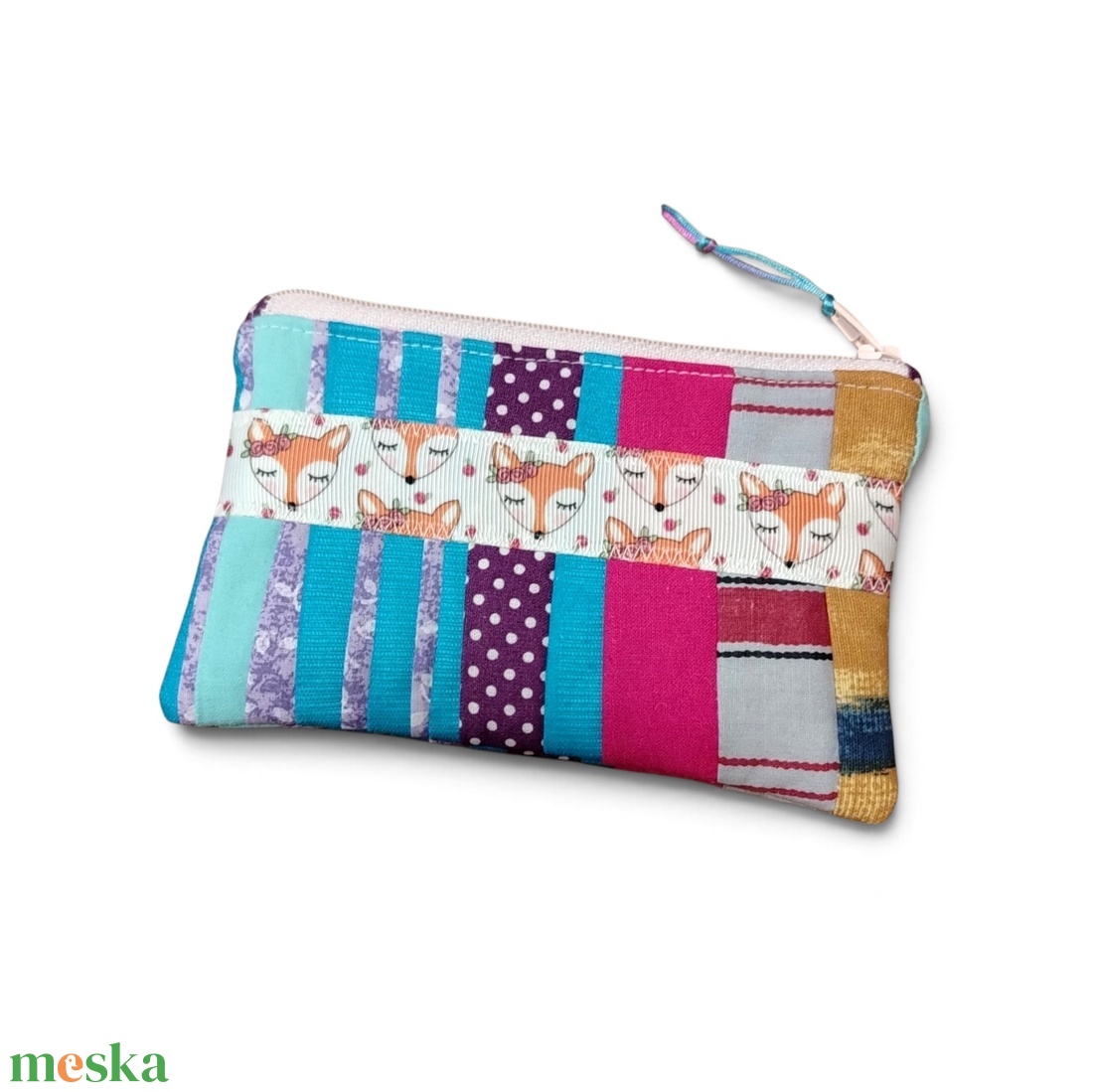  Patchwork neszi pénztárca  - táska & tok - pénztárca & más tok - dohánytasak & szütyő - Meska.hu