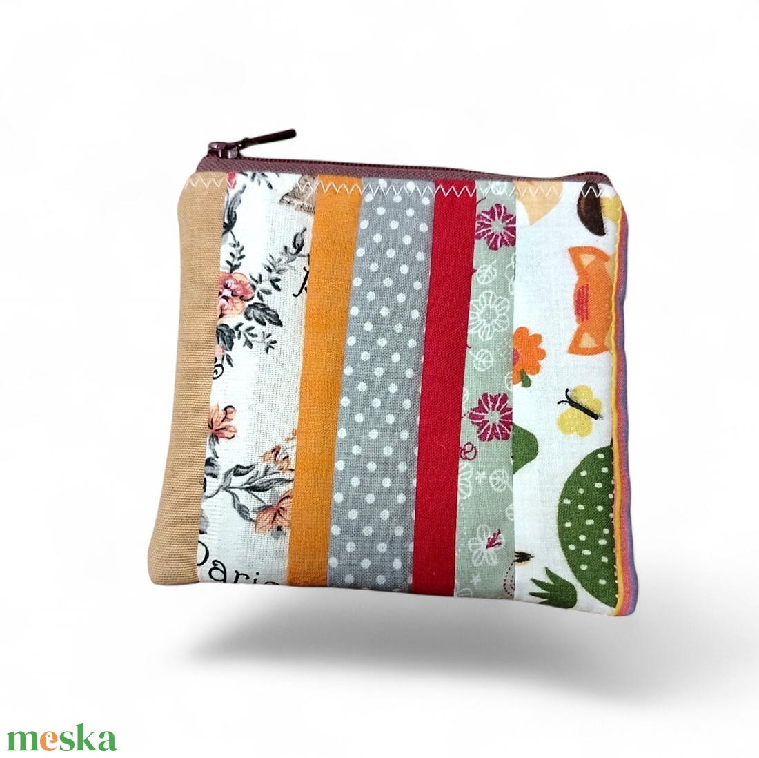  Patchwork neszi pénztárca  - táska & tok - pénztárca & más tok - dohánytasak & szütyő - Meska.hu