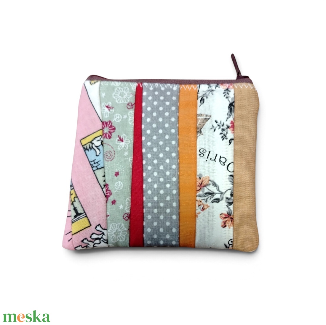  Patchwork neszi pénztárca  - táska & tok - pénztárca & más tok - dohánytasak & szütyő - Meska.hu