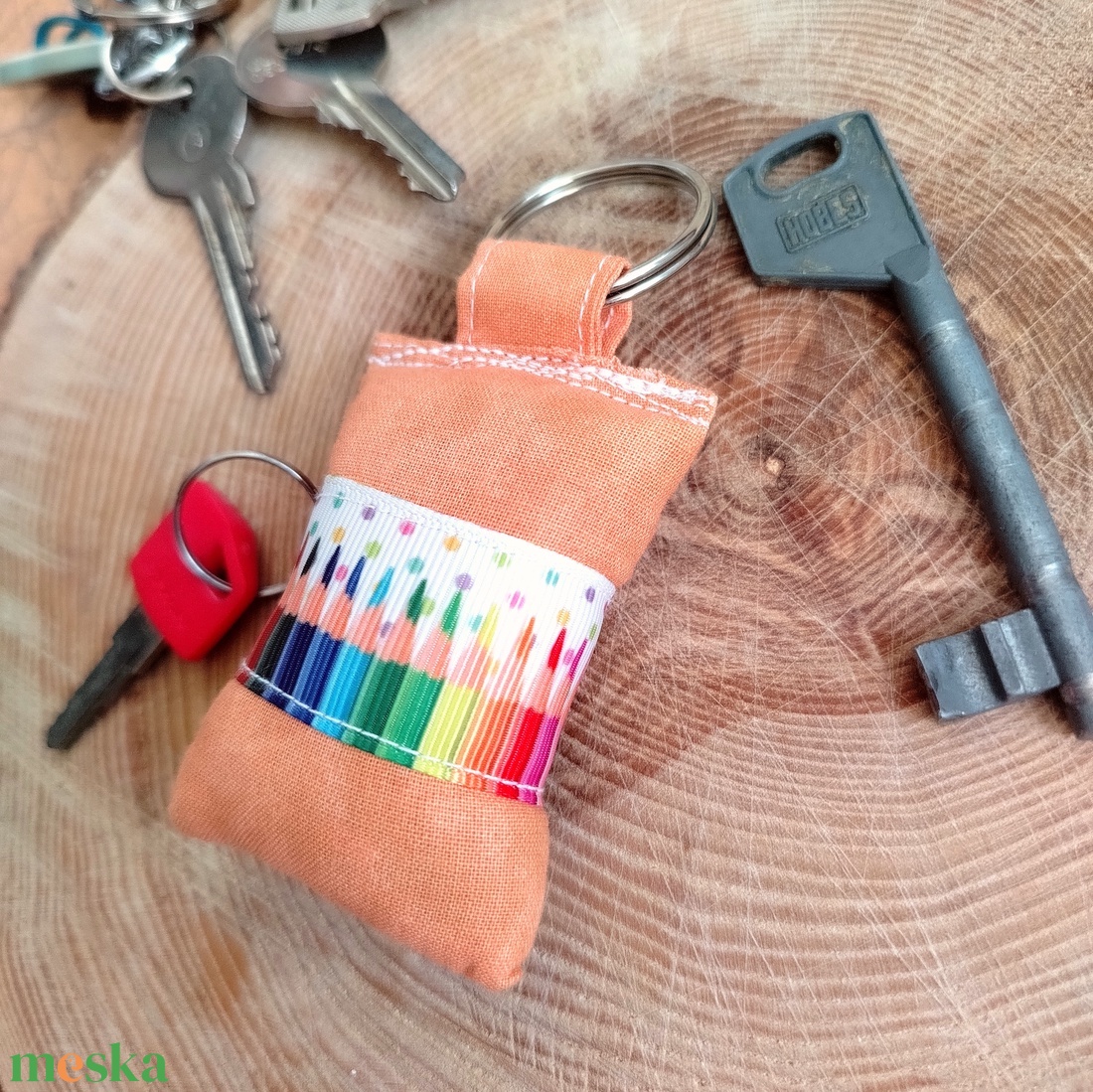  Textil kulcstartó - táska & tok - kulcstartó & táskadísz - kulcstartó - Meska.hu