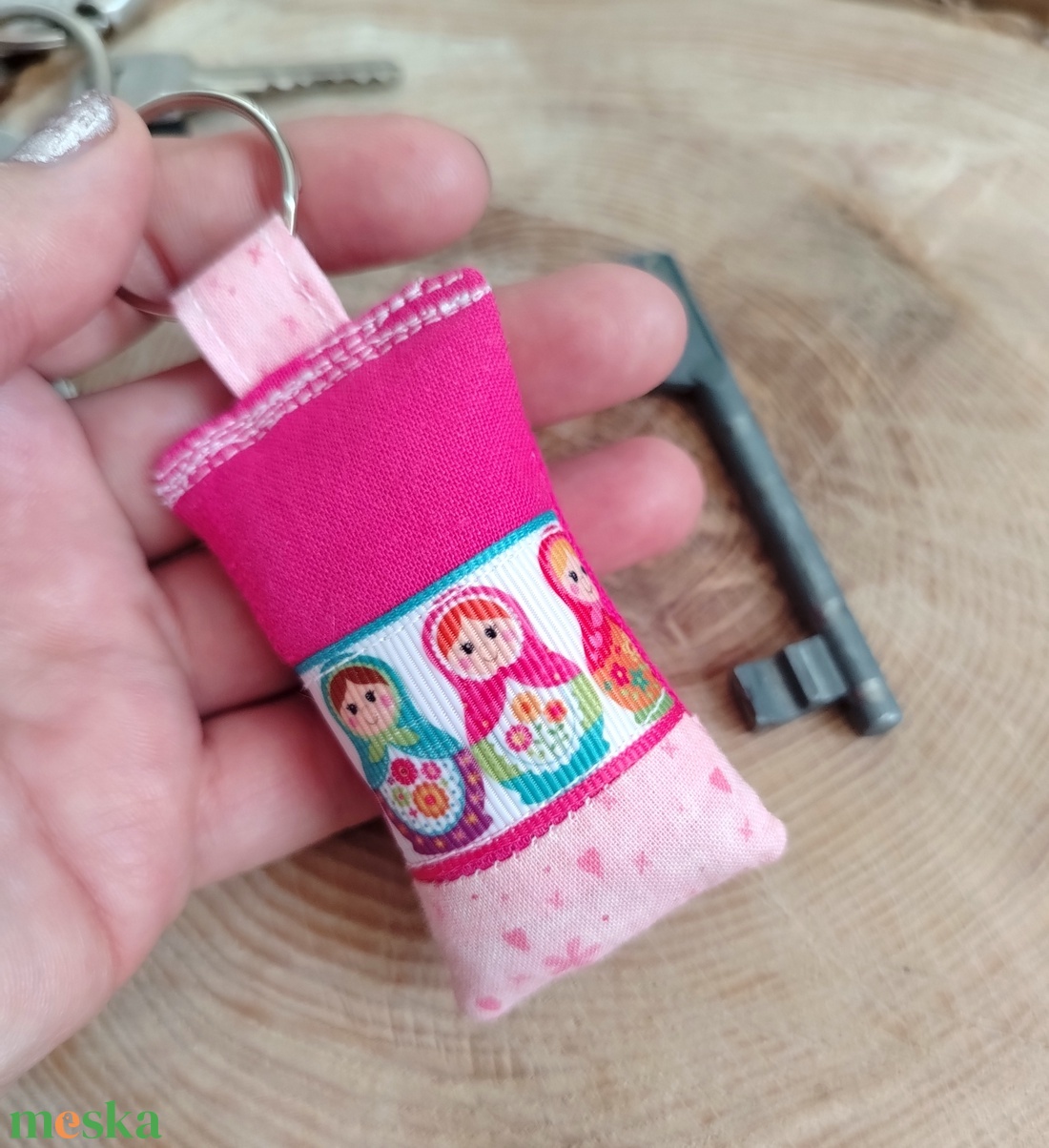  Textil kulcstartó - táska & tok - kulcstartó & táskadísz - kulcstartó - Meska.hu