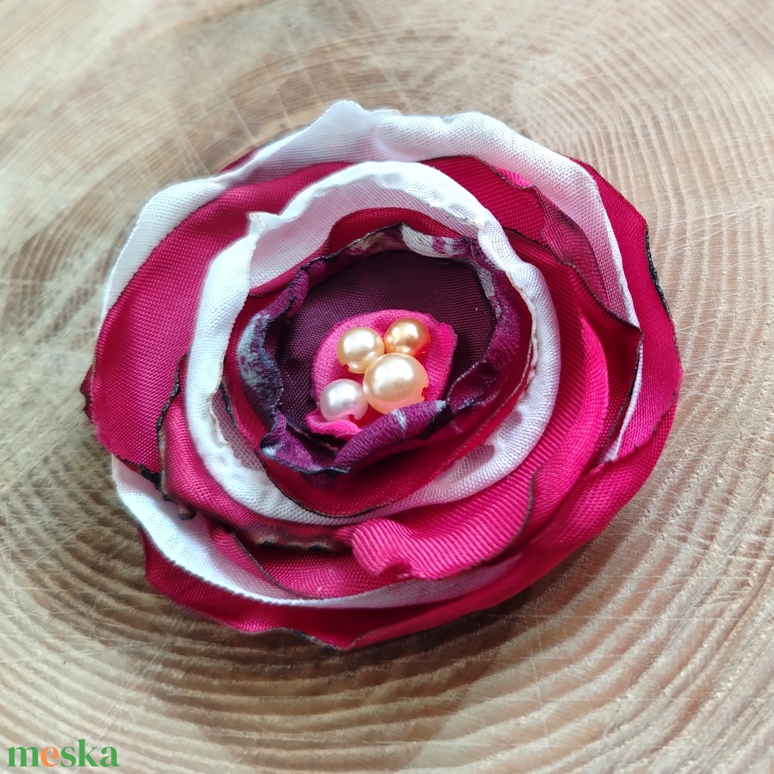 virág kitűző - ékszer - kitűző és bross - kitűző - Meska.hu