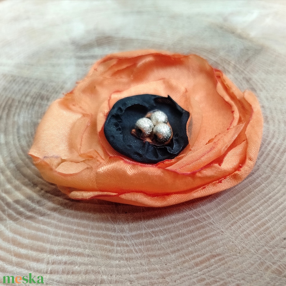 virág kitűző - ékszer - kitűző és bross - kitűző - Meska.hu