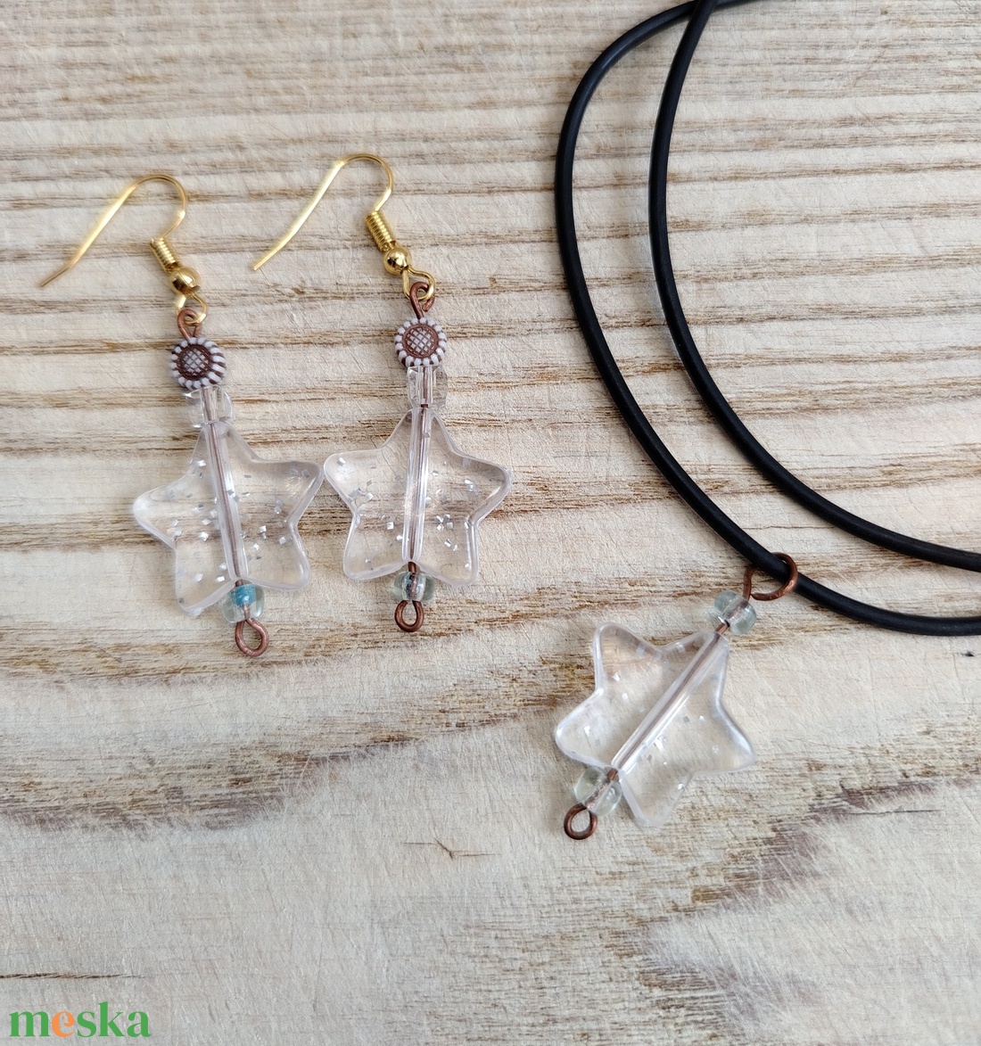 Csillagos Ékszer szett - ékszer - ékszerszett - Meska.hu