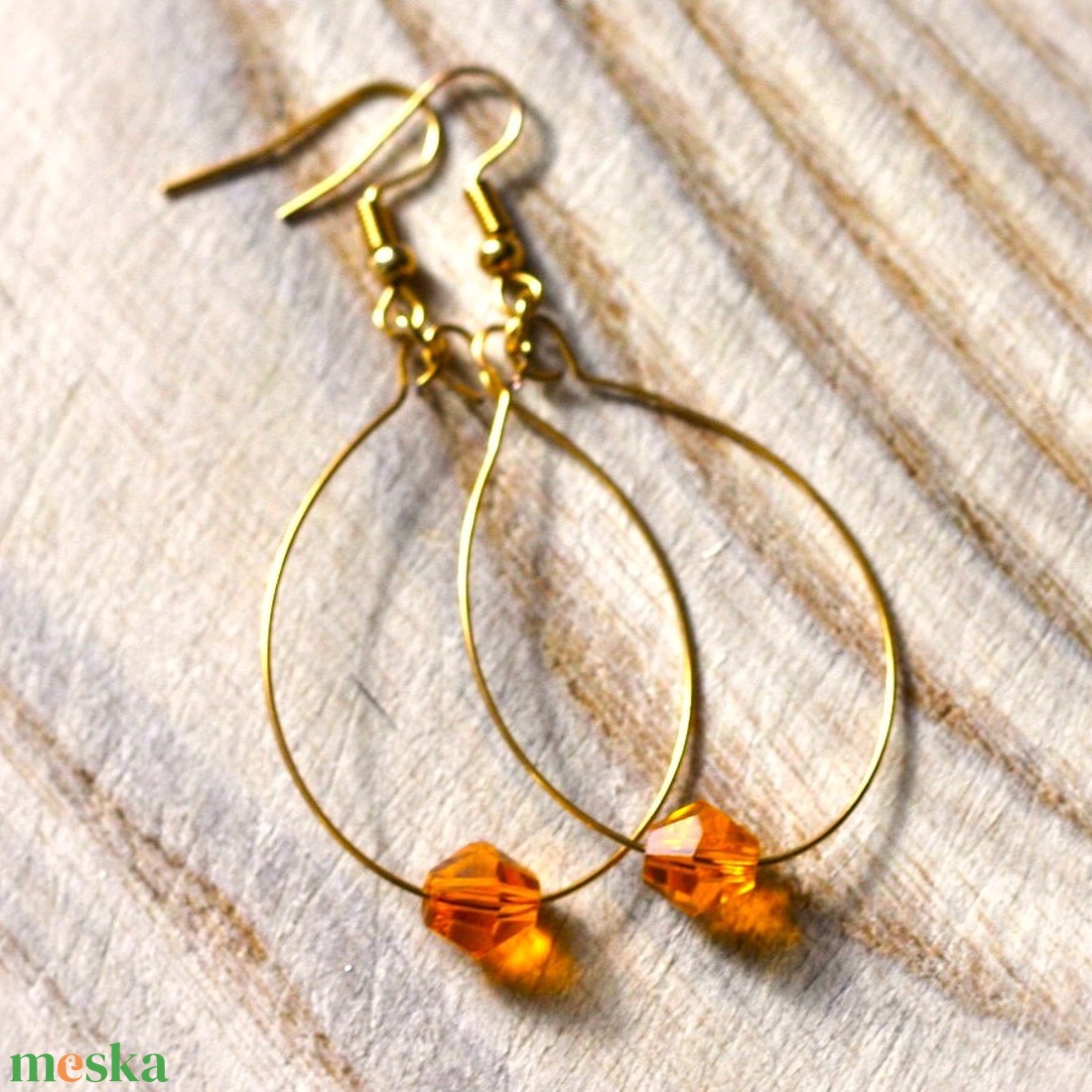 Elegáns  fülbevaló - ékszer - fülbevaló - lógó csepp fülbevaló - Meska.hu