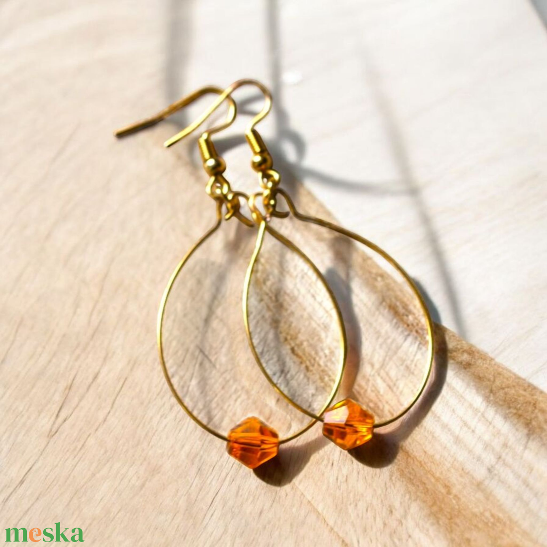 Elegáns  fülbevaló - ékszer - fülbevaló - lógó csepp fülbevaló - Meska.hu