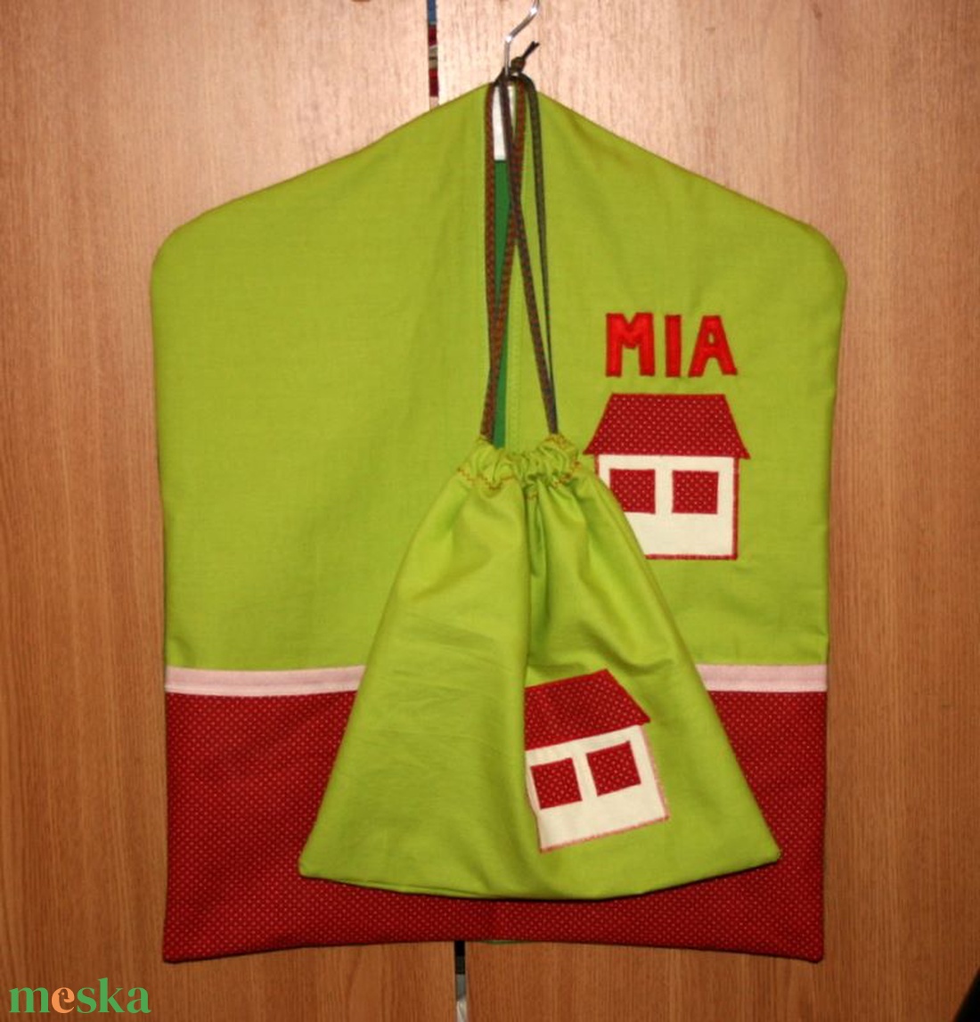 ovis zsák + tornazsák jellel  (autó) - játék & sport - ovis felszerelés - ovis szett - Meska.hu