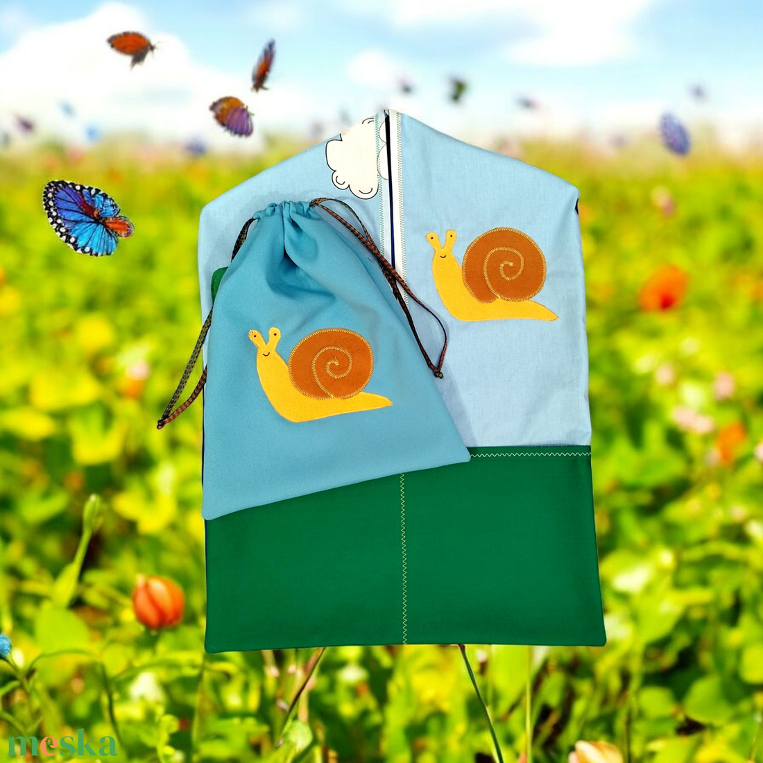 ovis zsák  jellel  (csiga) - játék & sport - ovis felszerelés - ovis szett - Meska.hu ovis zsák  jellel  (csiga) - játék & sport - ovis felszerelés - ovis szett - Meska.hu