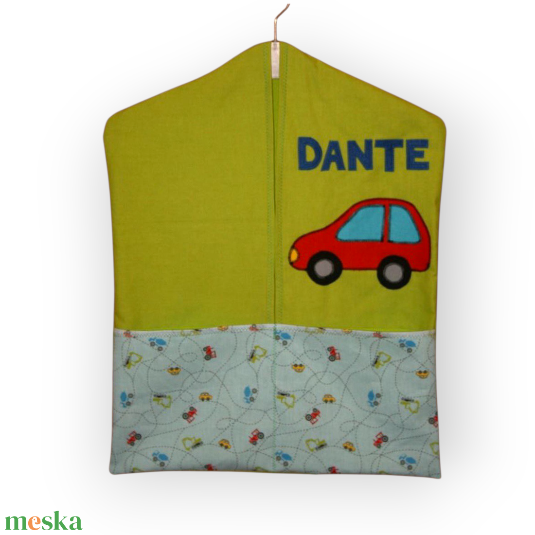 ovis zsák + tornazsák jellel  (autó) - játék & sport - ovis felszerelés - ovis szett - Meska.hu