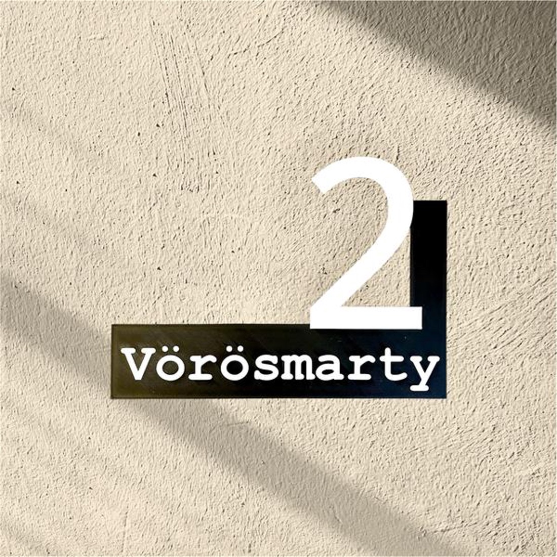 3D Nyomtatott Minimalista Házszámtábla - otthon & életmód - ház & kert - házszám - Meska.hu