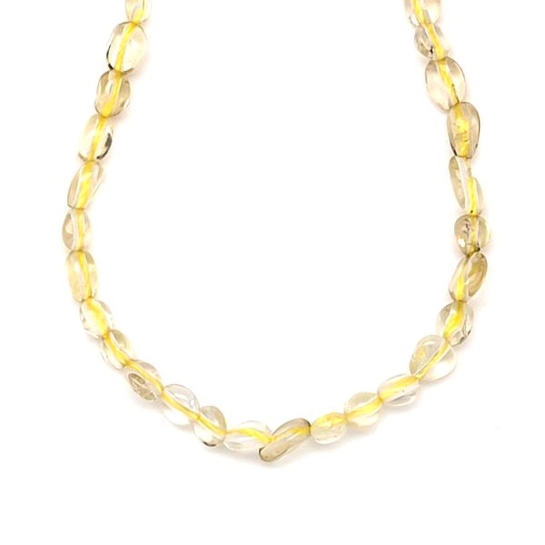 Citromkvarc pebble 5-9mm  ékszerkészítő alapanyag (füzér) - kellékek & szerszámok - ásvány alapanyag - ásványfüzér - Meska.hu