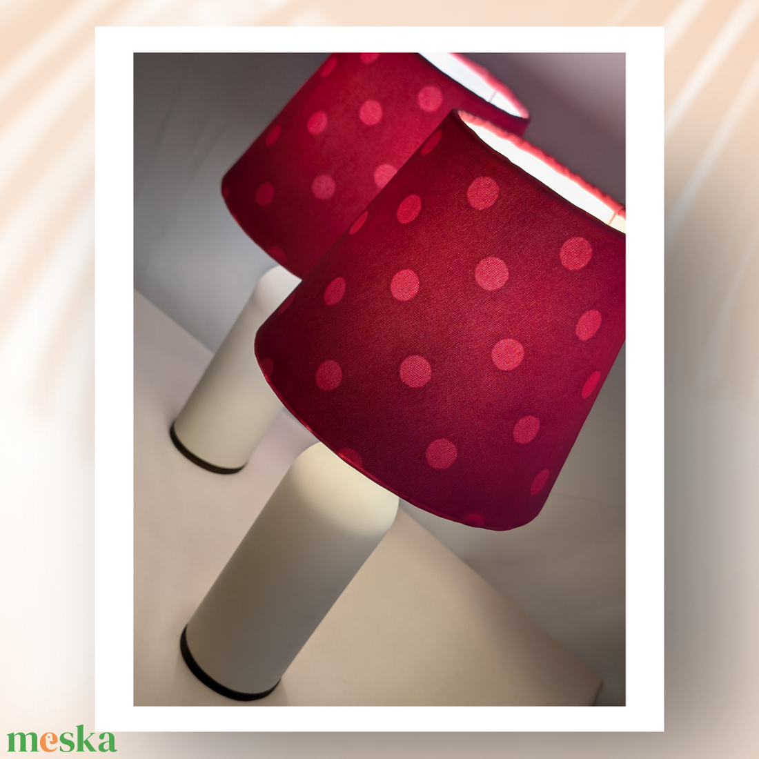 1 db Pink asztali lámpa pöttyös áthatással - otthon & életmód - lámpa - asztali lámpa - Meska.hu 1 db Pink asztali lámpa pöttyös áthatással - otthon & életmód - lámpa - asztali lámpa - Meska.hu