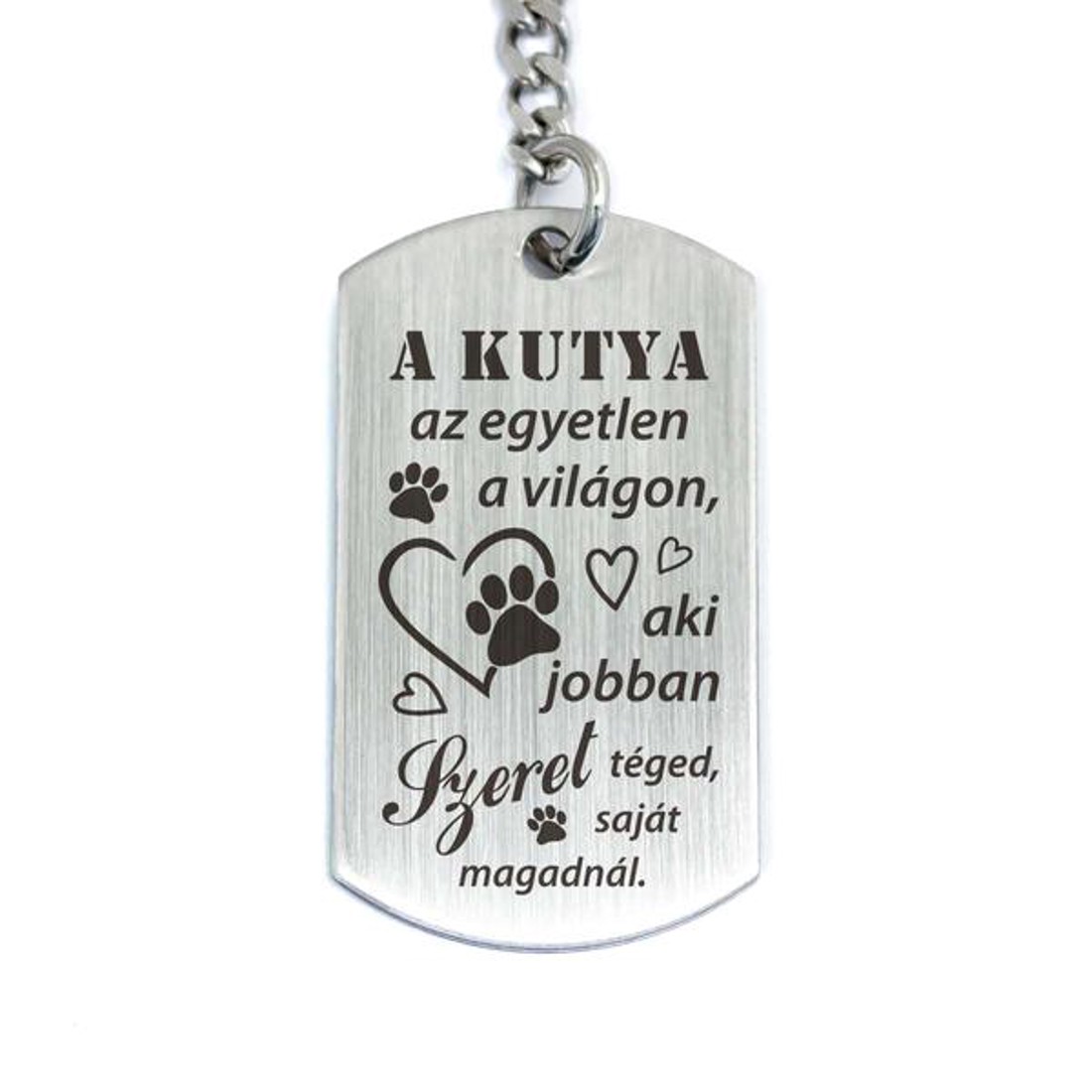 A kutya az egyetlen a világon acél medálos kulcstartó - táska & tok - kulcstartó & táskadísz - kulcstartó - Meska.hu A kutya az egyetlen a világon acél medálos kulcstartó - táska & tok - kulcstartó & táskadísz - kulcstartó - Meska.hu
