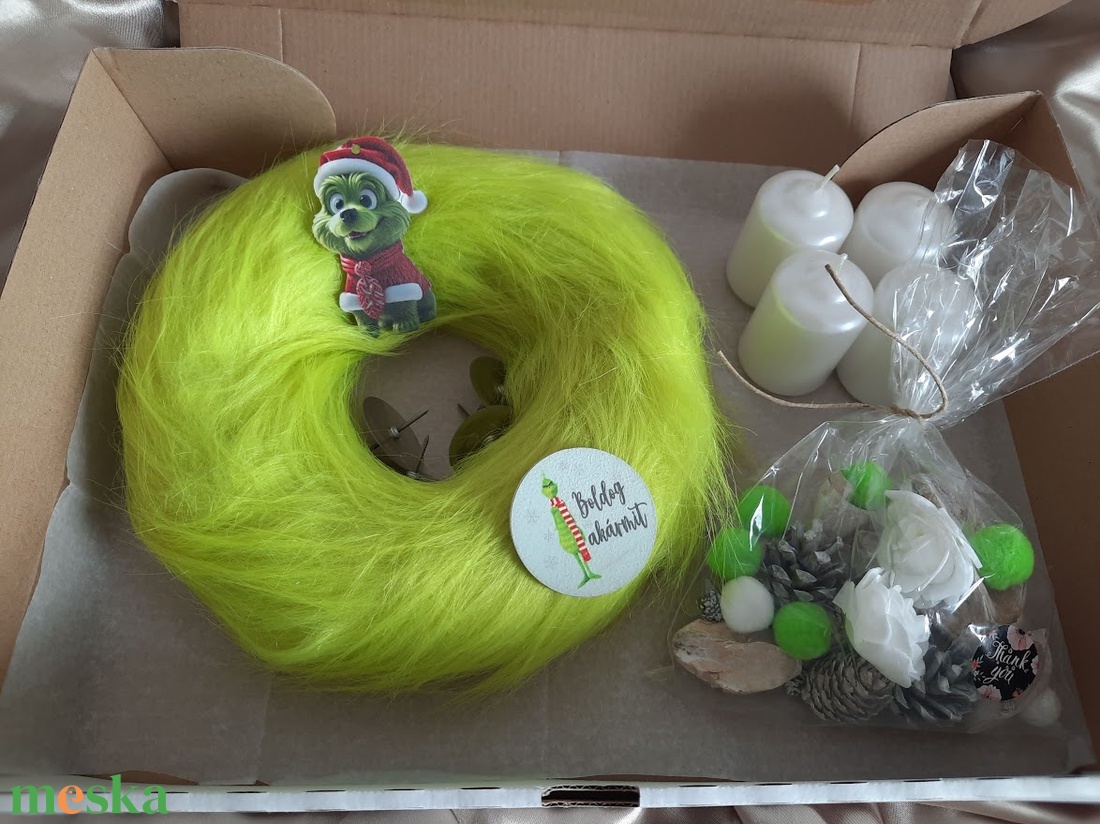 Grincs adventi alkoss magad box DIY - diy (csináld magad) - egységcsomag - Meska.hu Grincs adventi alkoss magad box DIY - diy (csináld magad) - egységcsomag - Meska.hu