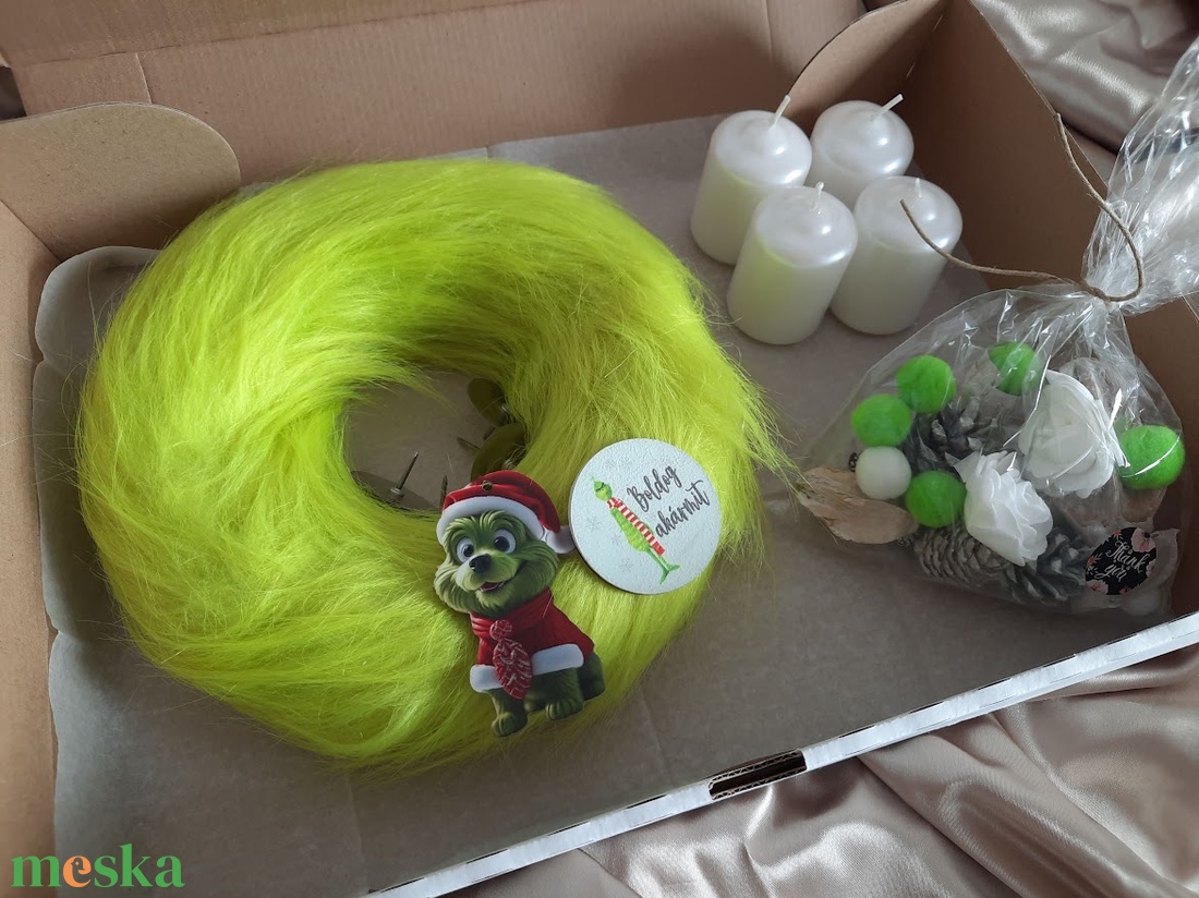 Grincs adventi alkoss magad box DIY - diy (csináld magad) - egységcsomag - Meska.hu Grincs adventi alkoss magad box DIY - diy (csináld magad) - egységcsomag - Meska.hu