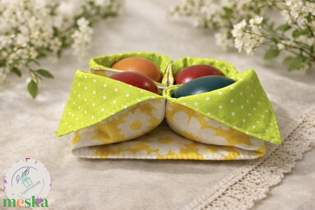 Varrott tojástartó - ünnepi díszek, dekorációk - húsvéti díszek és dekorációk - húsvéti asztaldíszek - Meska.hu