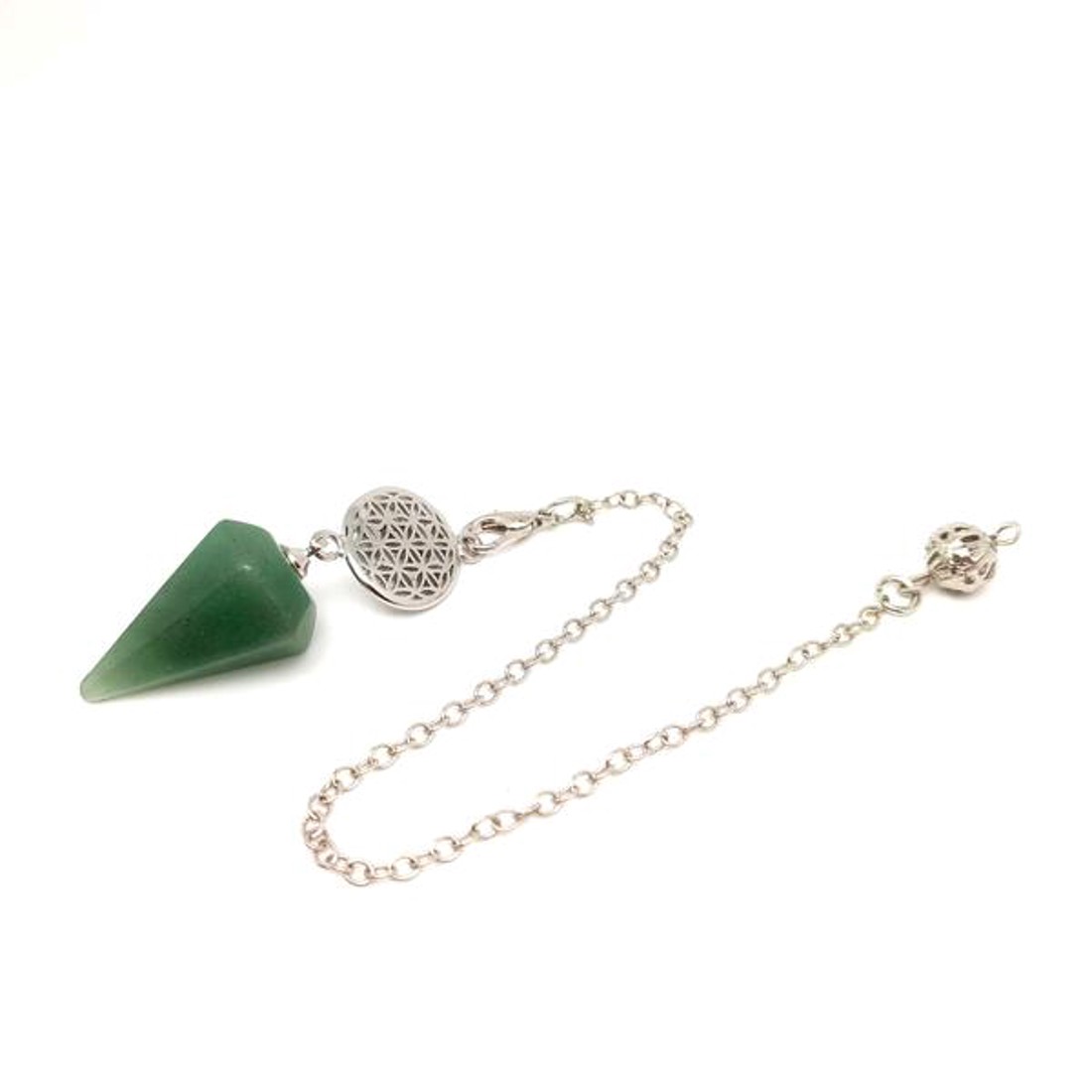 Inga hatlap életvirág Aventurin 1,5x2,5cm - otthon & életmód - dekoráció - spiritualitás - inga - Meska.hu