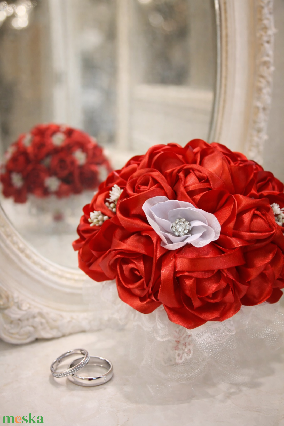 Örökcsokor - esküvő - menyasszonyi- és dobócsokor - Meska.hu