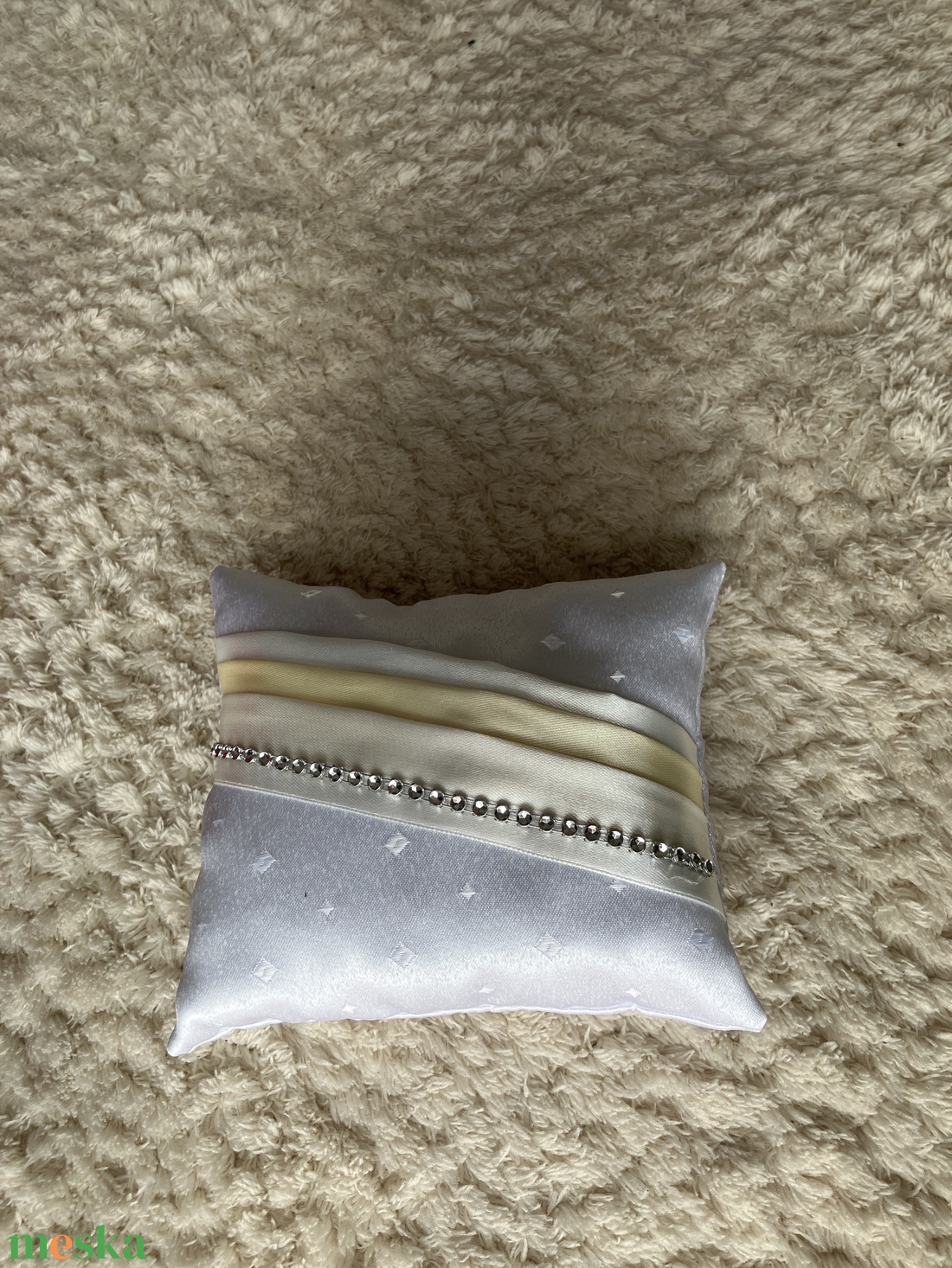 gyűrűpárna - esküvő - kiegészítők - gyűrűtartó & gyűrűpárna - Meska.hu