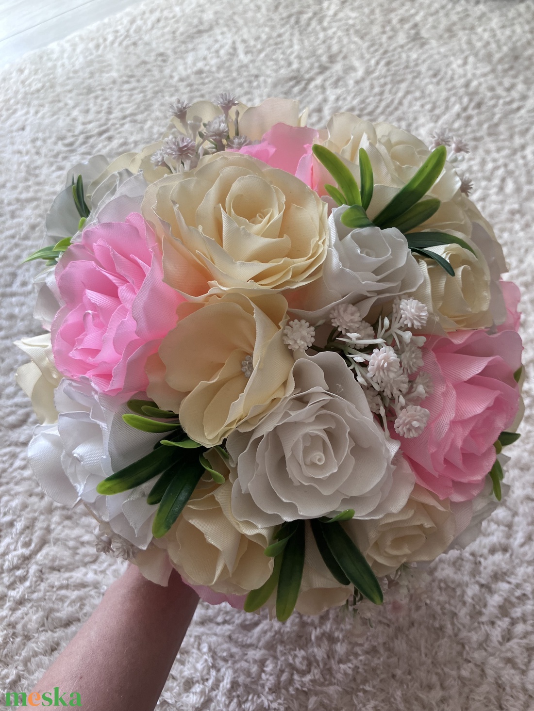 Örökcsokor  - esküvő - menyasszonyi- és dobócsokor - Meska.hu