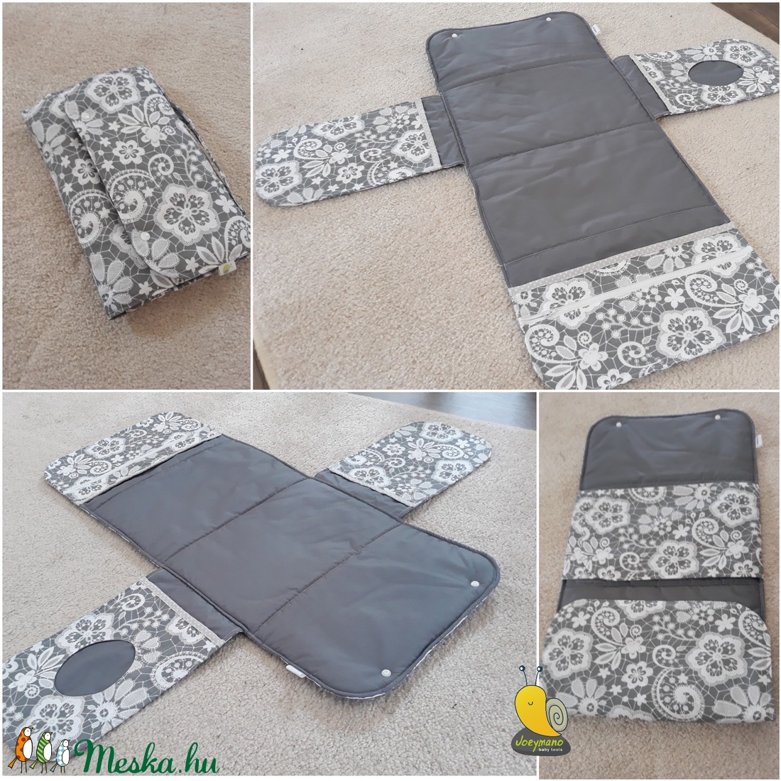 Kompakt pelenkatartó pelenkázóalátéttel -  - Meska.hu