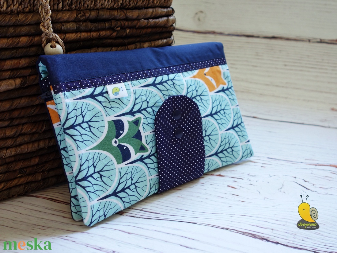 Pelenkázó neszesszer - Menta erdő - táska & tok - pelenkatáska - pelenkatartó tok - Meska.hu