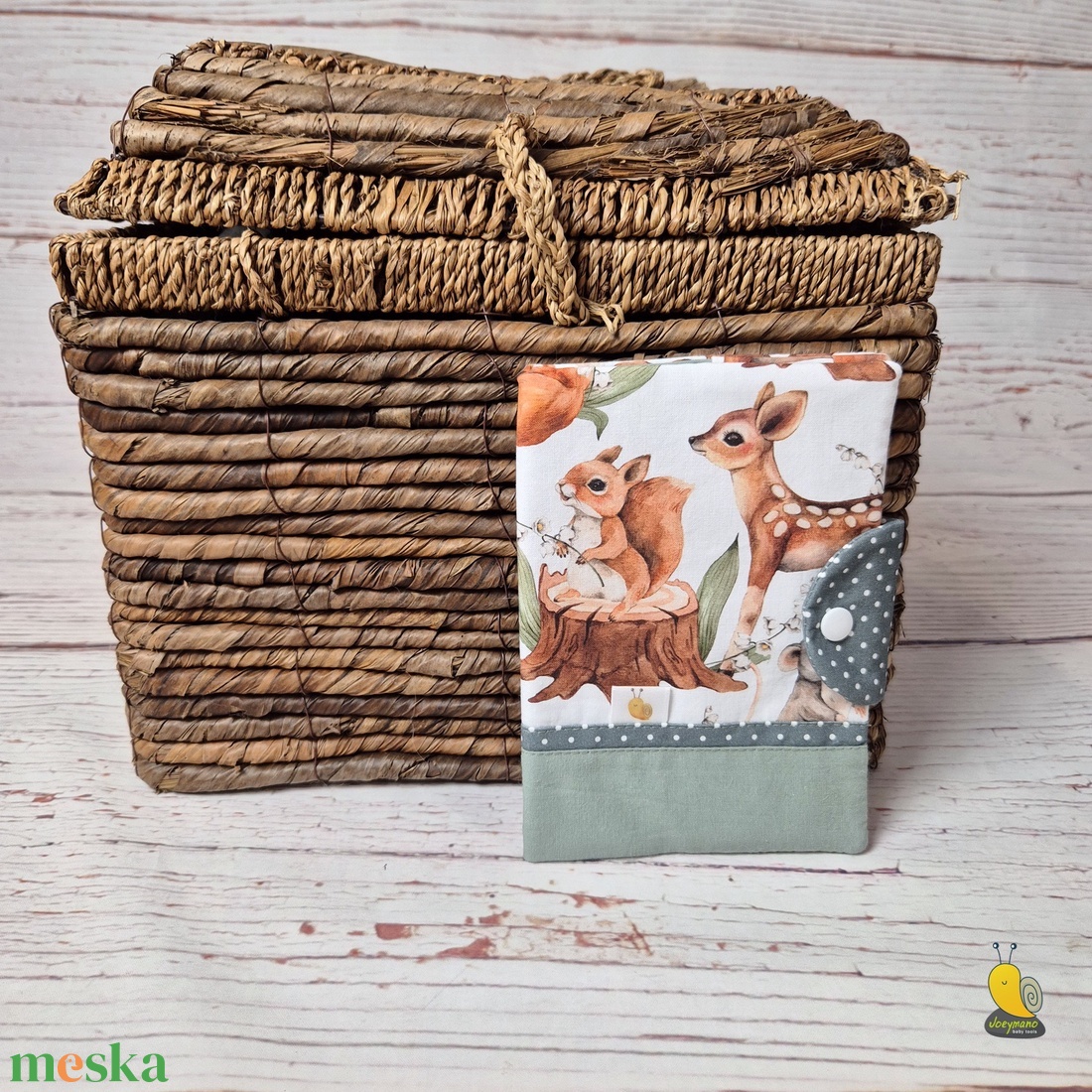 Egészségügyi kiskönyv borító - Erdei állatok - táska & tok - pénztárca & más tok - kártyatartó & irattartó - Meska.hu