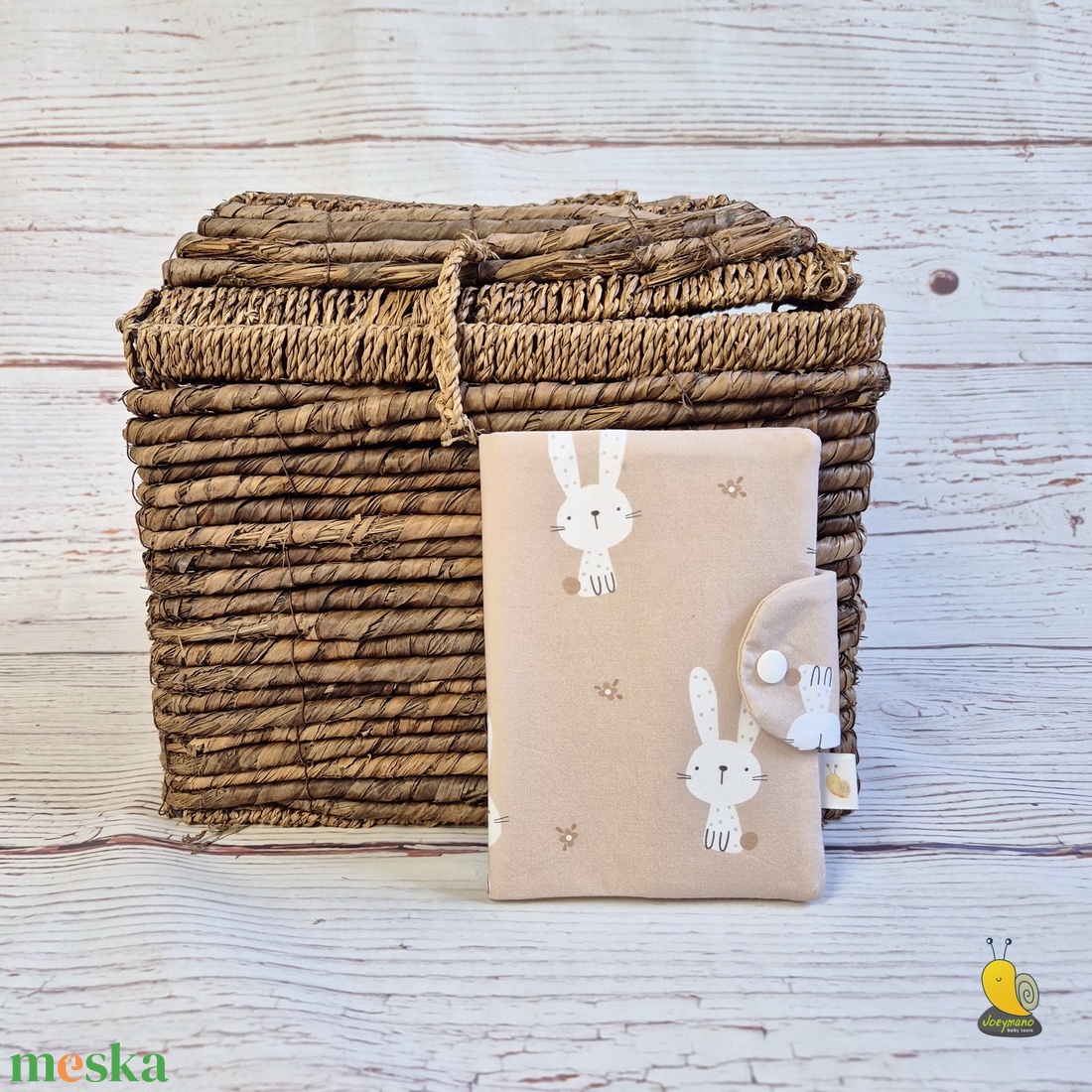 Egészségügyi kiskönyv borító - Nyuszik - baba - mama - babaemlékek - egészségügyi kiskönyv borító - Meska.hu