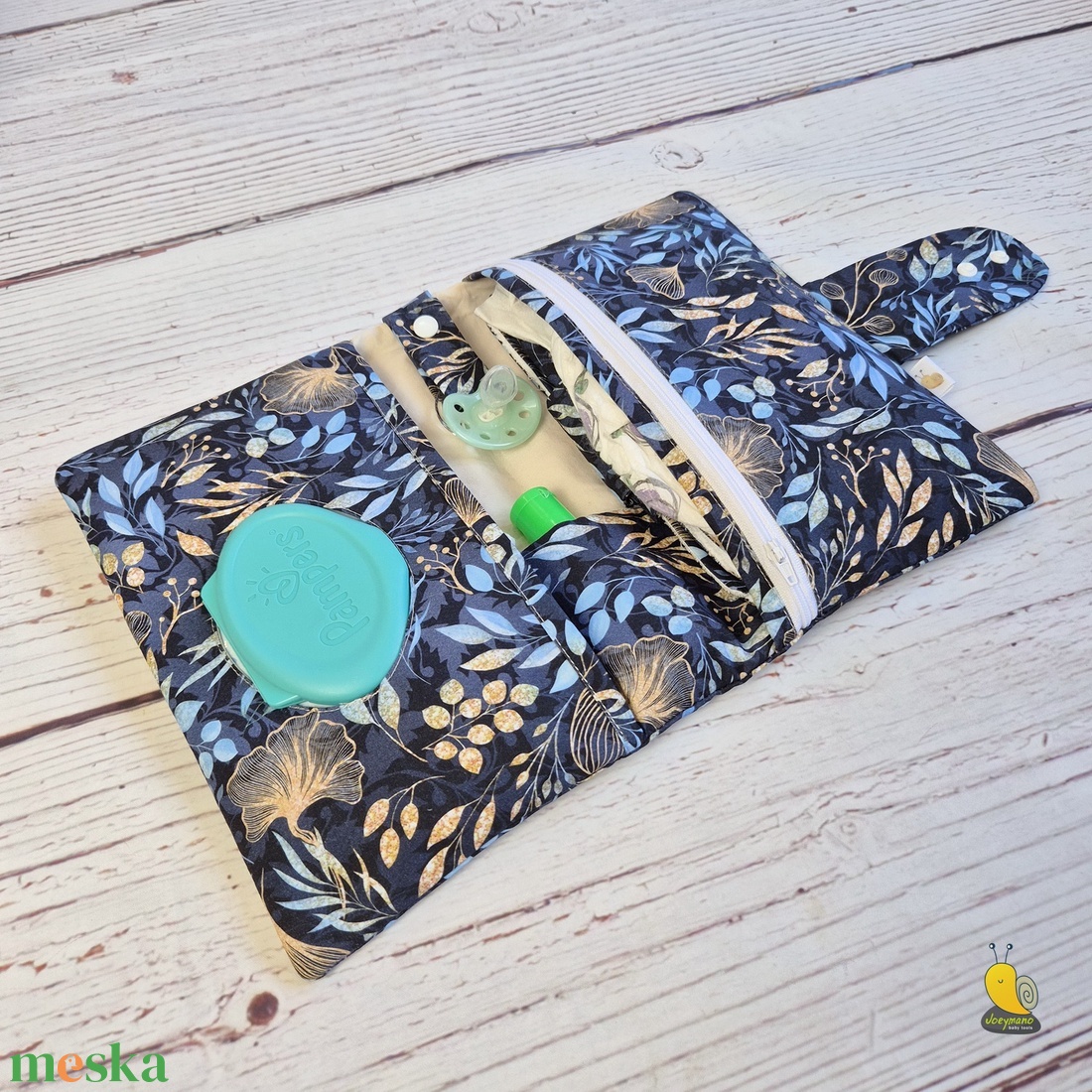 Pelenkázó neszesszer - Gingko - baba - mama - pelenkázó, babafürdető kellékek - pelenkázó neszeszer, pelenkatartó - Meska.hu