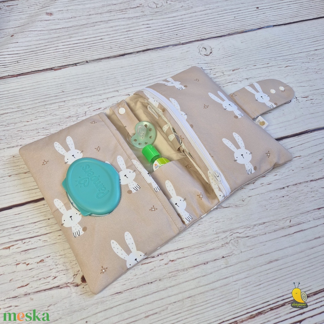 Pelenkázó neszesszer - Nyuszik - baba - mama - pelenkázó, babafürdető kellékek - pelenkázó neszeszer, pelenkatartó - Meska.hu
